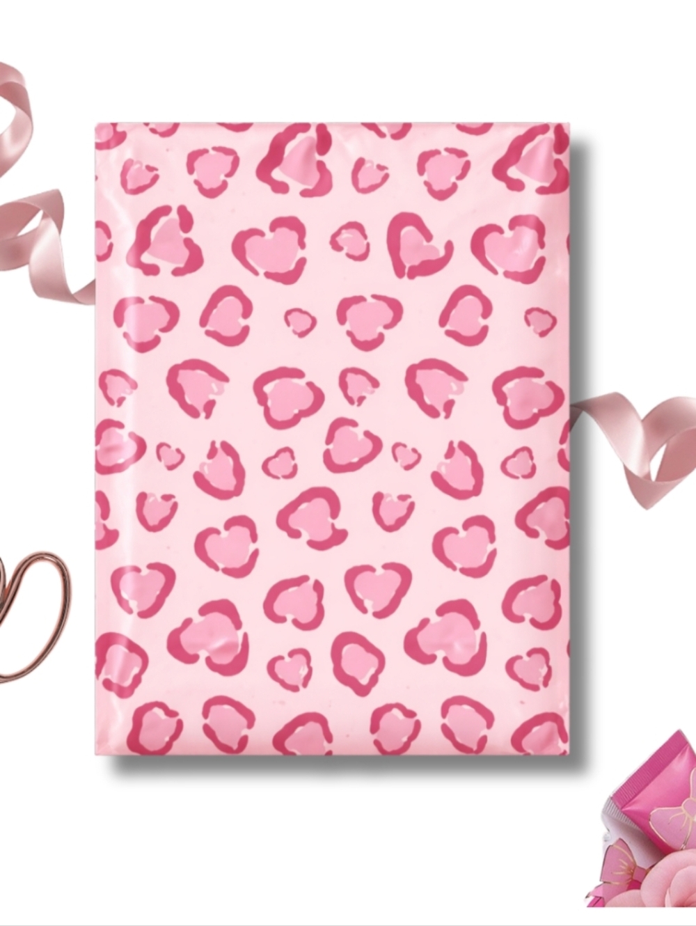 20 10X13 Poly Mailers Love Leopard Waterproof